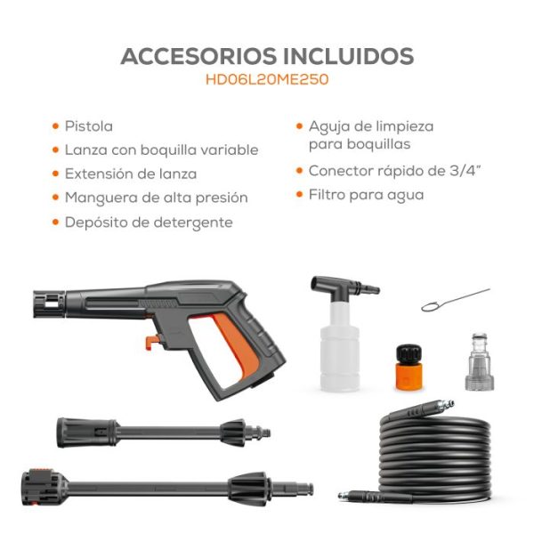 Hobby Clean 1800 1.8kW 120V accesorios